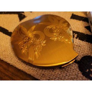 MCM Elgin America Compact Mirror*Compact Mirror*Vintage Compact Mirror*1940s com